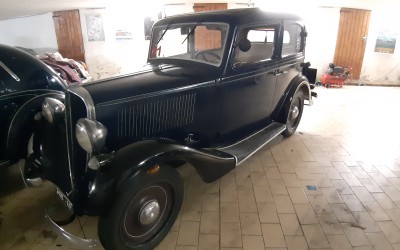 Fiat 508 Balilla 1935 Blu scuro - Parafanghi neri